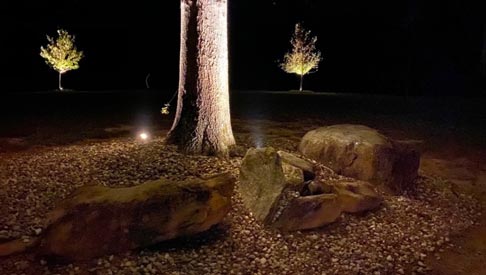 Outdoor lighting project