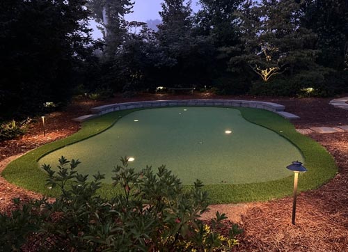 Outdoor lighting project