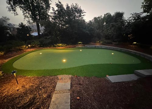 Outdoor lighting project