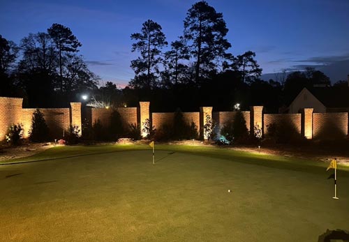 Outdoor lighting project