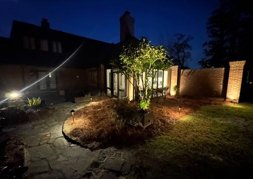 Outdoor lighting project