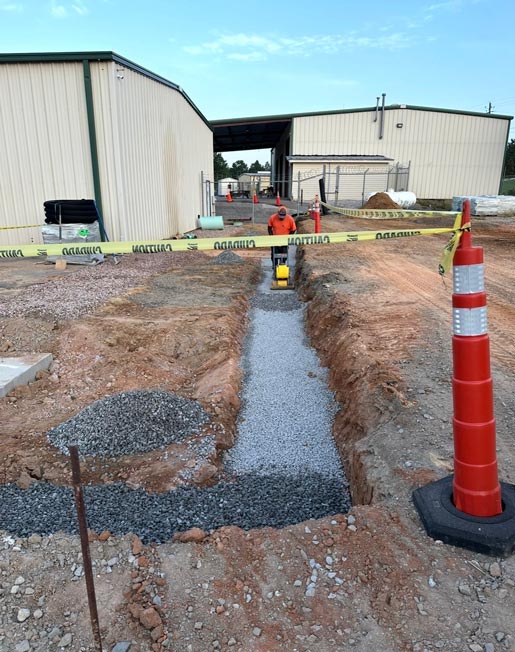 Retaining walls and pavers project