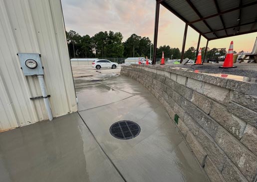 Retaining walls and pavers project