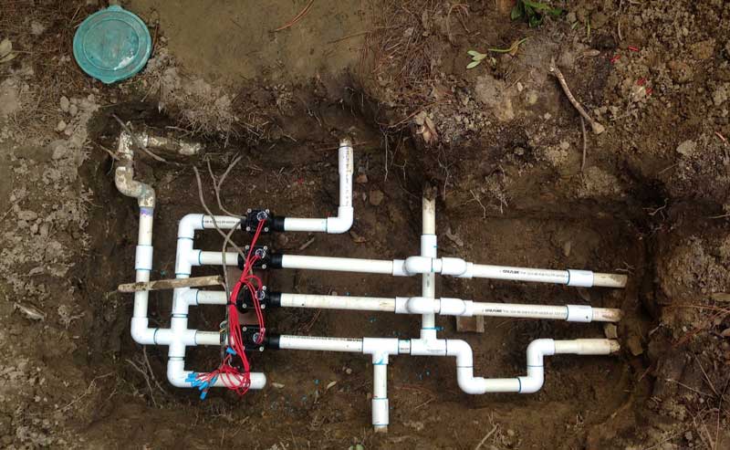 Irrigation design and installation project