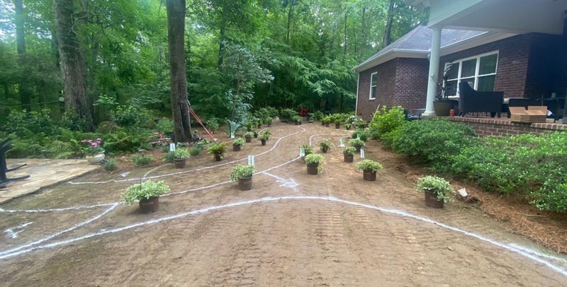 Landscape design and installation project