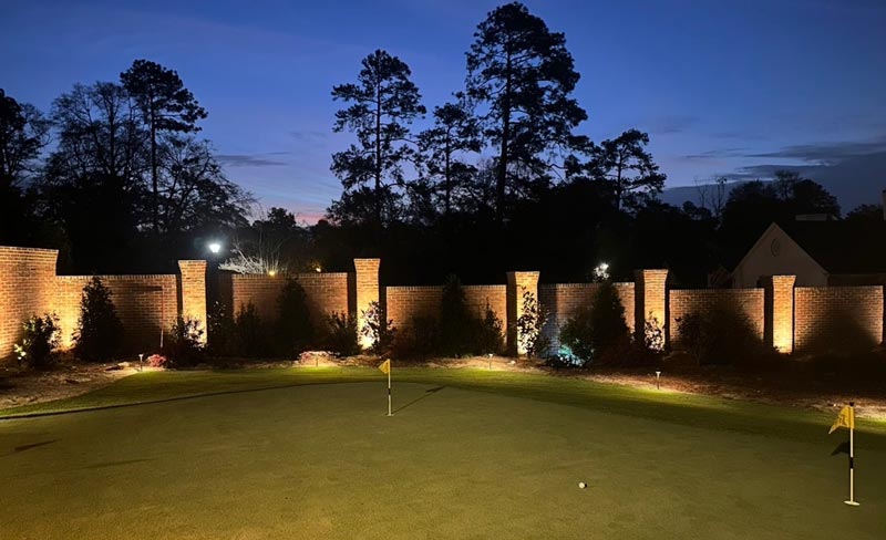 Outdoor lighting project