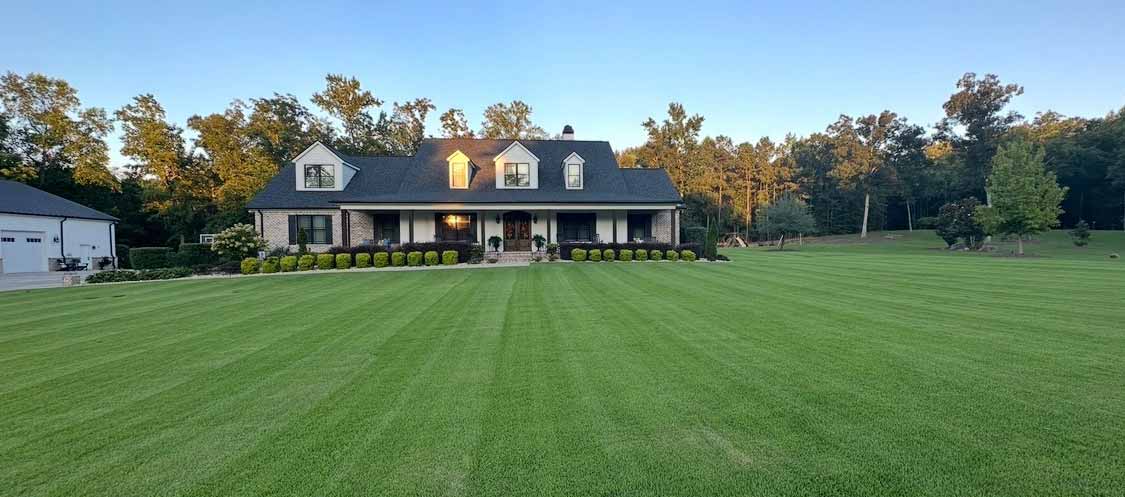 Lawn and landscape maintenance project
